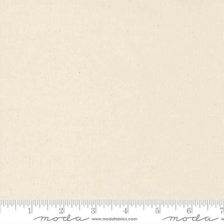 Bella Solids Muslin Unbleached Cream Moda Cotton Fabric MD-9900-285
