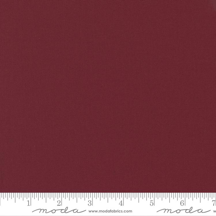 Bella Solid Burgundy Moda Cotton Fabric MD-9900-18
