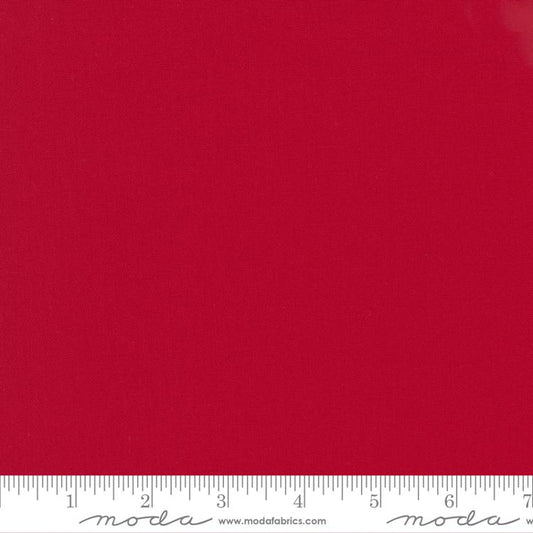 Bella Solid Christmas Red Moda Cotton Fabric MD-9900-16