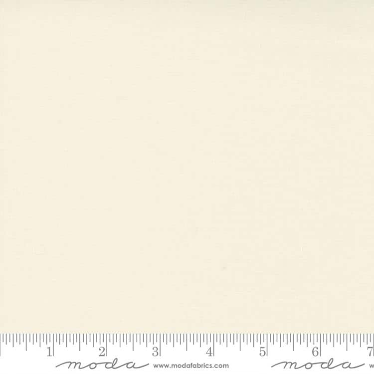 Bella Solid Ivory Moda Cotton Fabric MD 9900 60