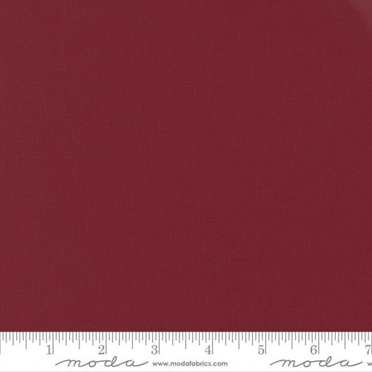 Bella Solid Kansas Red Moda Cotton Fabric MD 9900 150