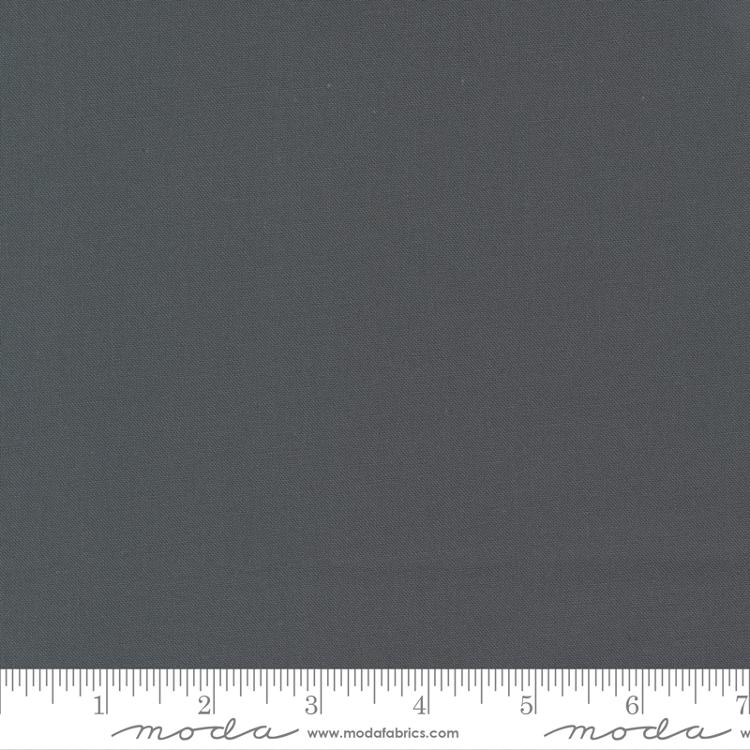 Bella Solid Lead Grey Moda Cotton Fabric MD 9900 283