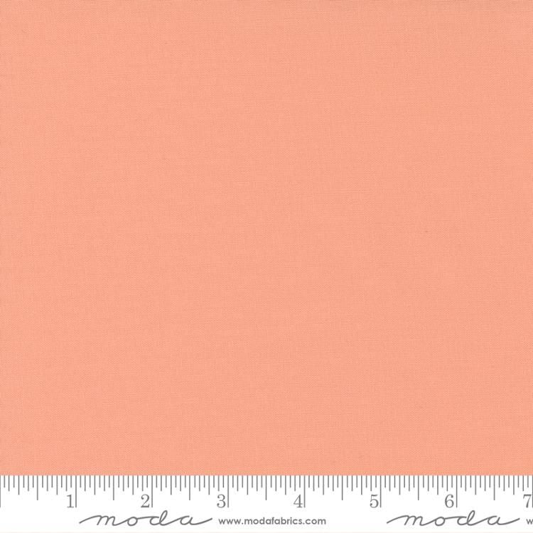 Bella Solids Peach Moda Cotton Fabric MD-9900-78
