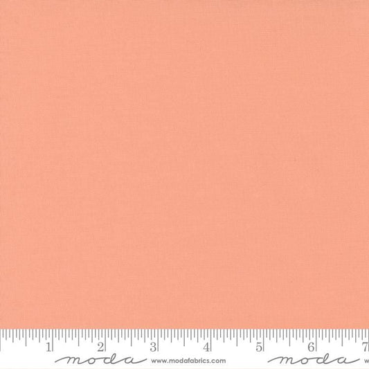 Bella Solids Peach Moda Cotton Fabric MD-9900-78