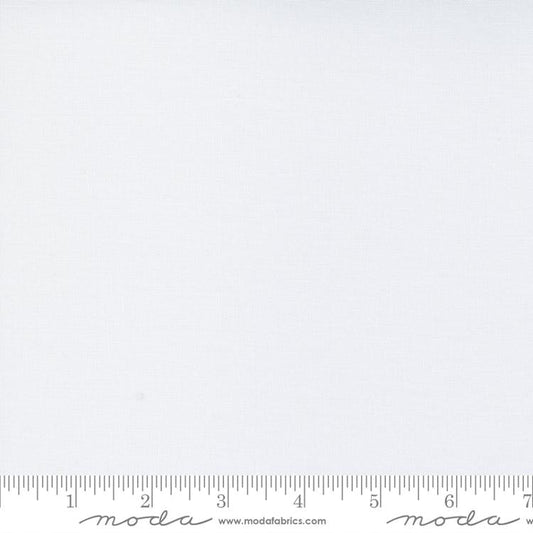 Bella Solids Super White Moda Cotton Fabric MD-9900-436