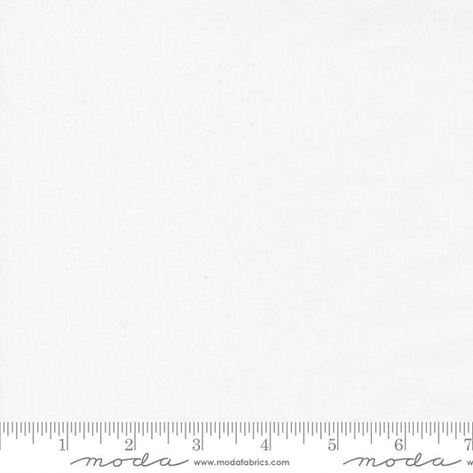 Bella Silky Solids White Bleached Moda Cotton Fabric MD-9900-98S