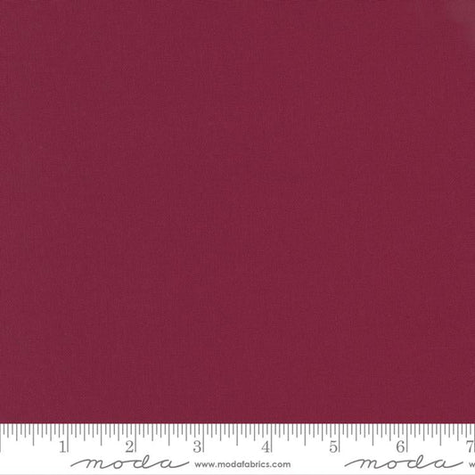 Bella Solids Barn Door Burgundy Moda Cotton Fabric MD-9900-113