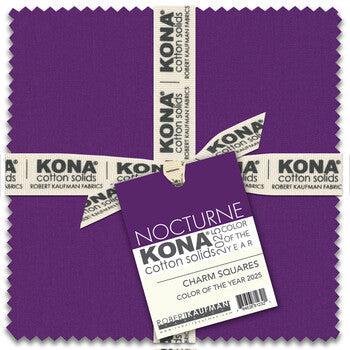 Kona Cotton Color of the Year 2025 5" Squares 42 pcs Robert Kaufman Cotton Fabric Kona-CHS-1284-42